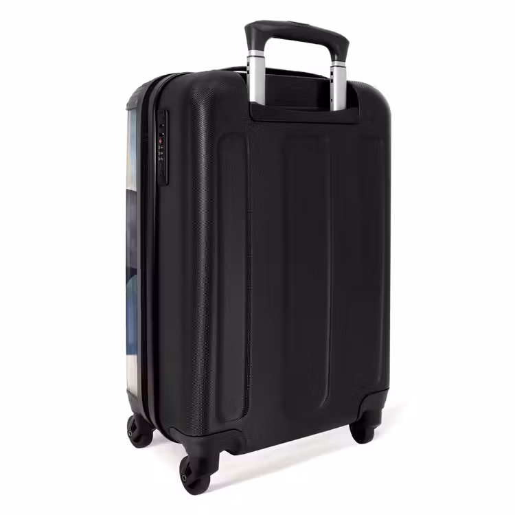 Suitcase - Pattern - Blue - Squares — 4