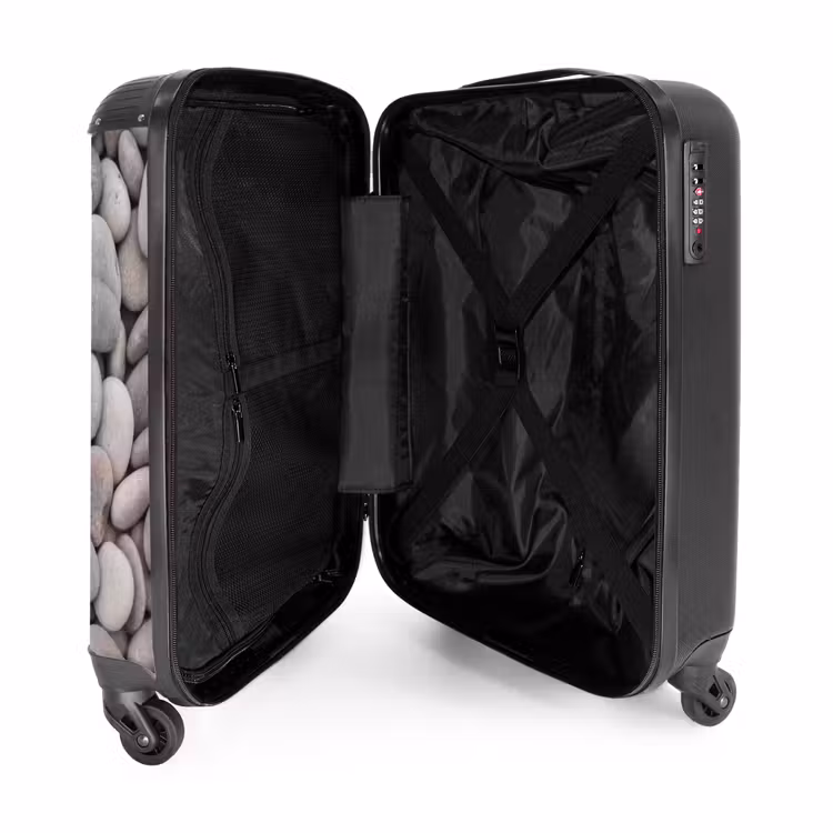 Suitcase - Pebbles - Stones - Gray — 5