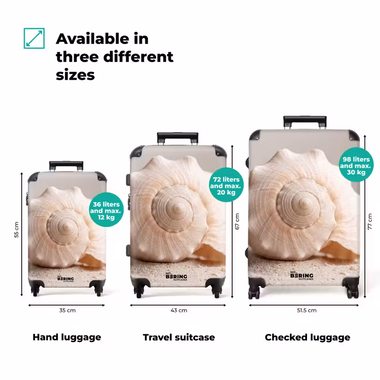 Suitcase - Shell - Detail - Beige — 3