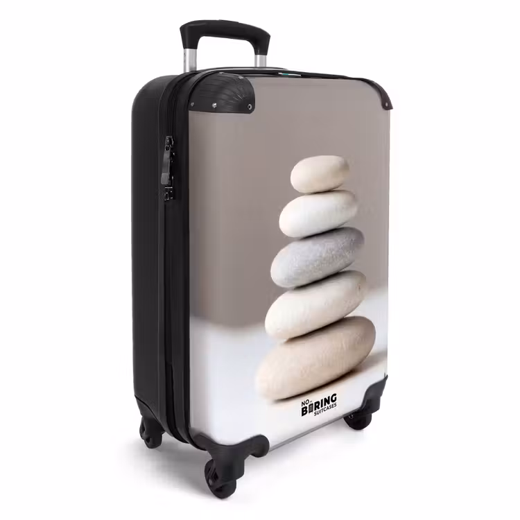 Suitcase - Stacked - Stones - Gray — 2