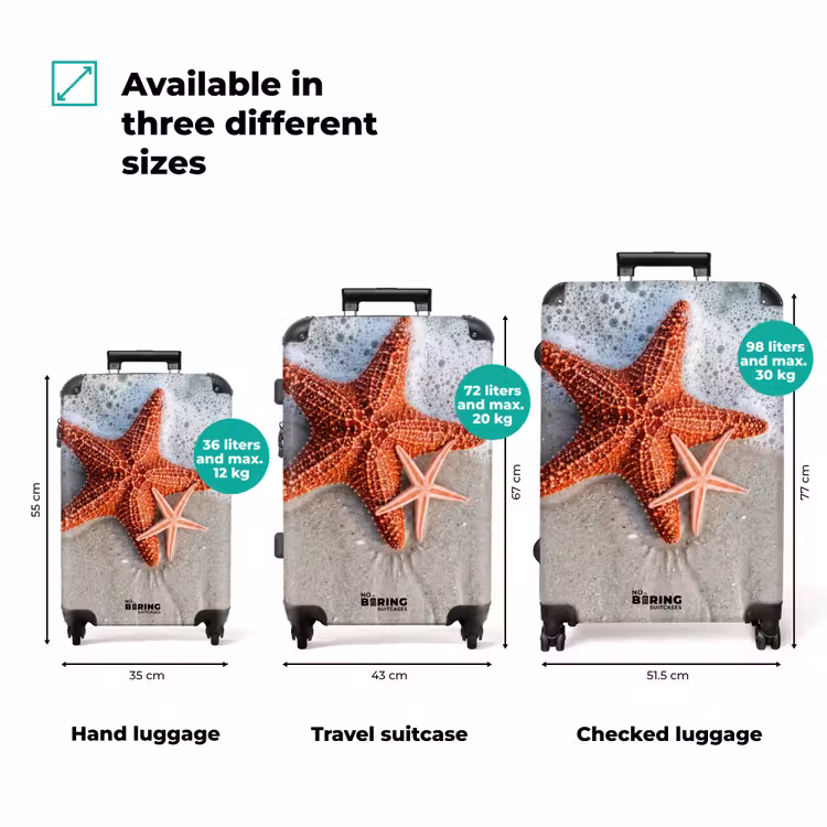 Suitcase - Starfish - Beach - Sea — 3