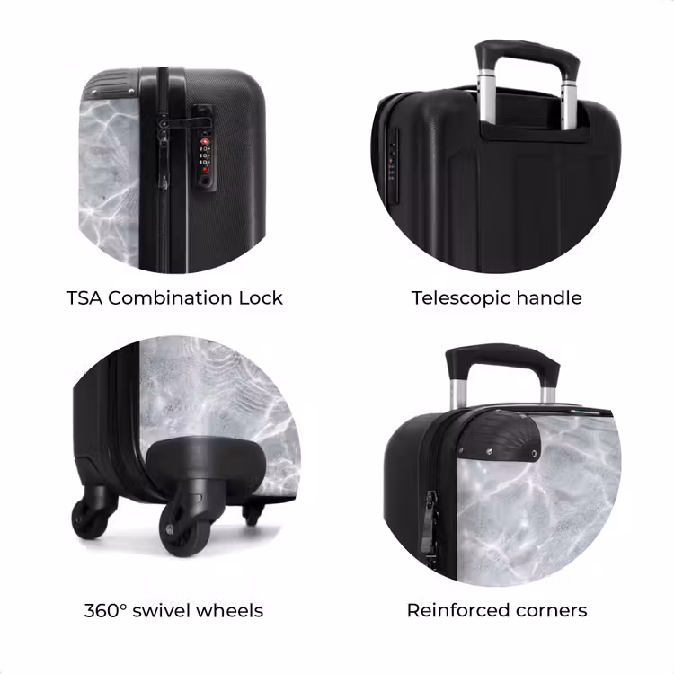 Suitcase - Starfish - Water - Clear — 8