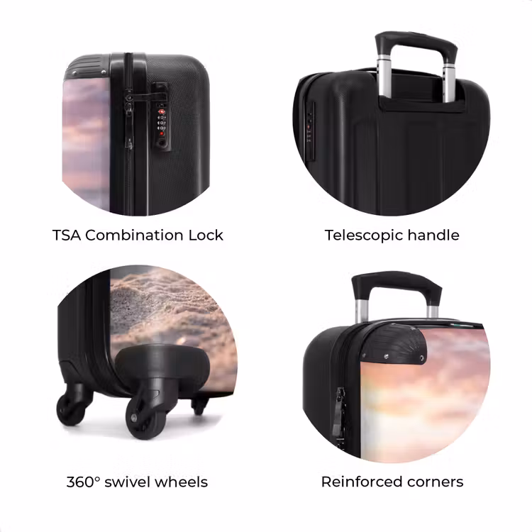 Suitcase - Stones - Sand - Pink — 8