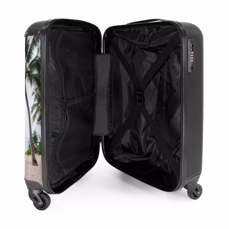 Suitcase - Surfboard - Palm trees - Colorful — 5