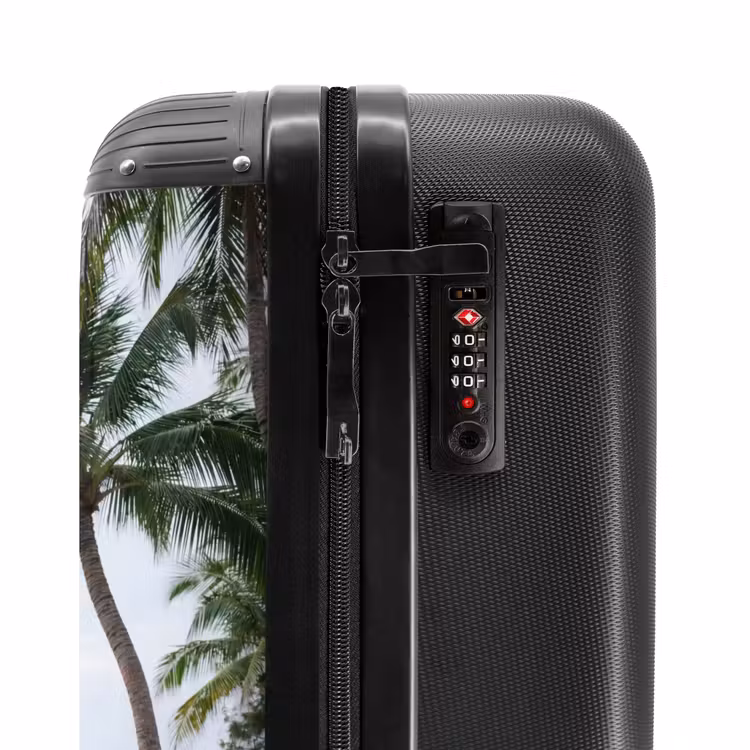 Suitcase - Surfboard - Palm trees - Colorful — 6