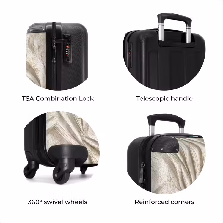 Suitcase - Texture - Relief - Beige — 8