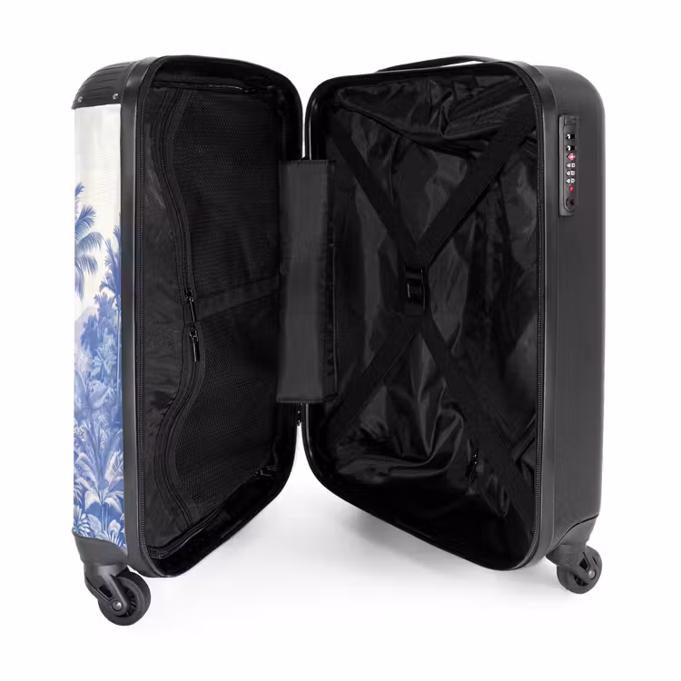 Suitcase - Tropical - Jungle - Blue — 5