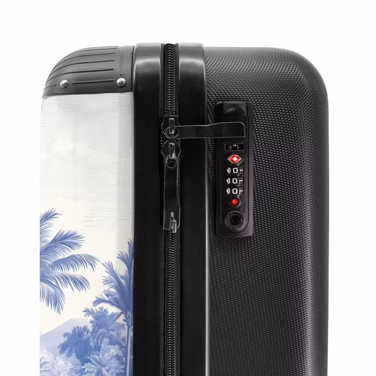Suitcase - Tropical - Jungle - Blue — 6