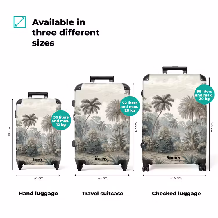 Suitcase - Tropical - Landscape - Illustration — 3
