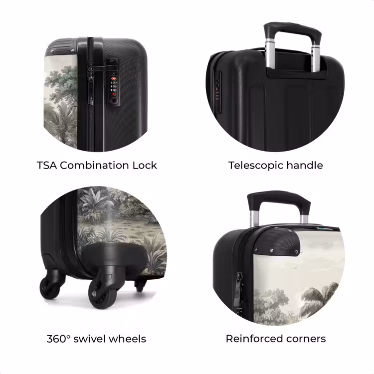 Suitcase - Tropical - Landscape - Illustration — 8