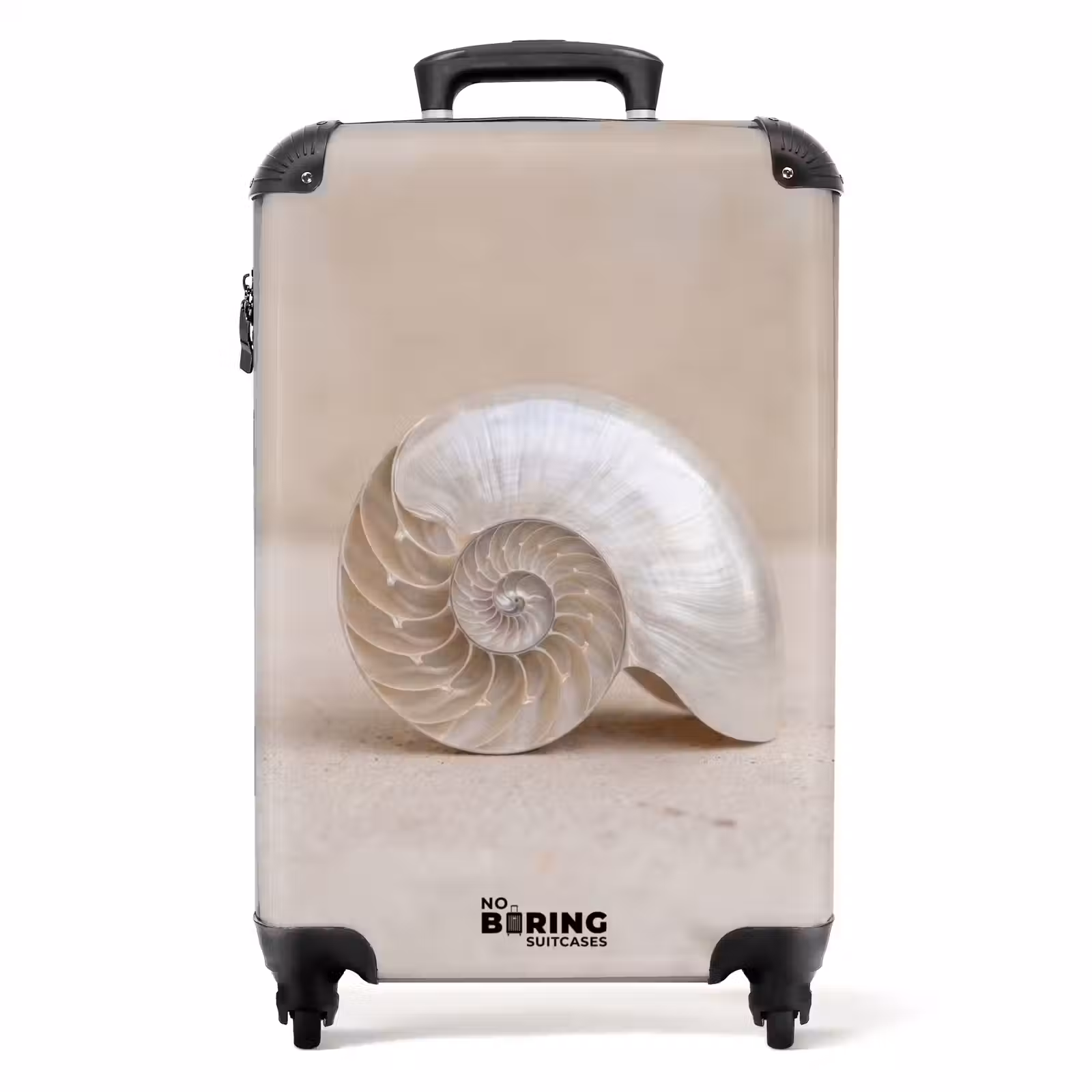 Suitcase - Shell - Spiral - Beige — 1