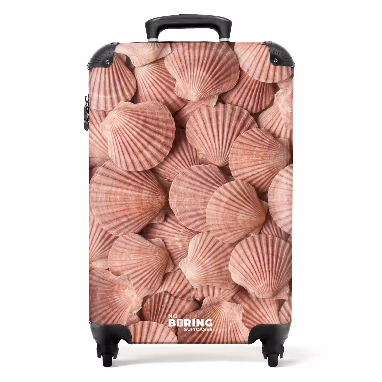 Suitcase - Shells - Pattern - Pink — 1