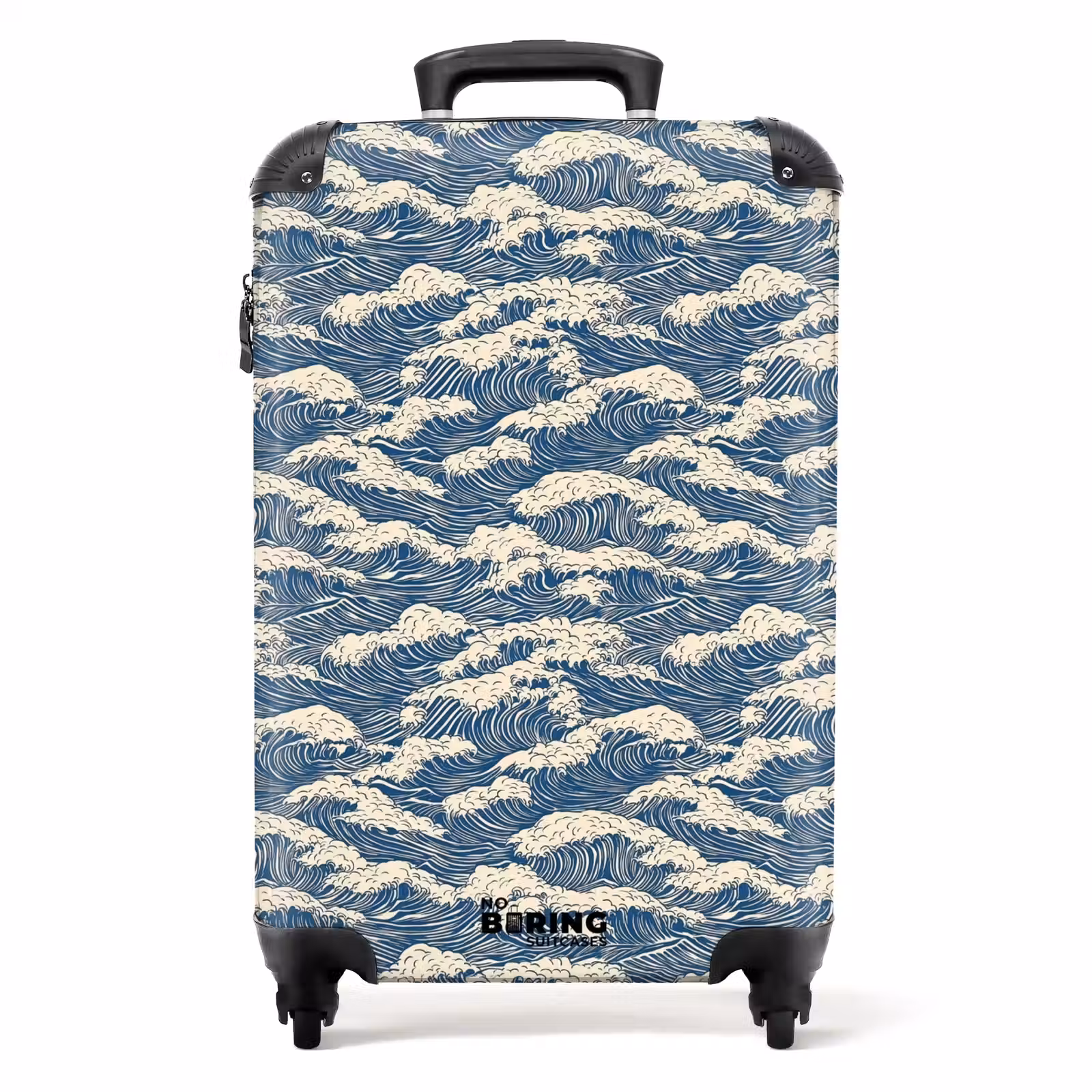 Suitcase - Waves - Rhythmic - Blue — 1