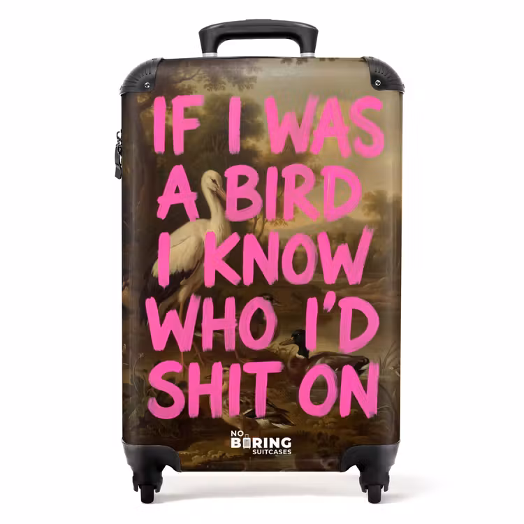 Suitcase - Classic - Humor - Pink — 1