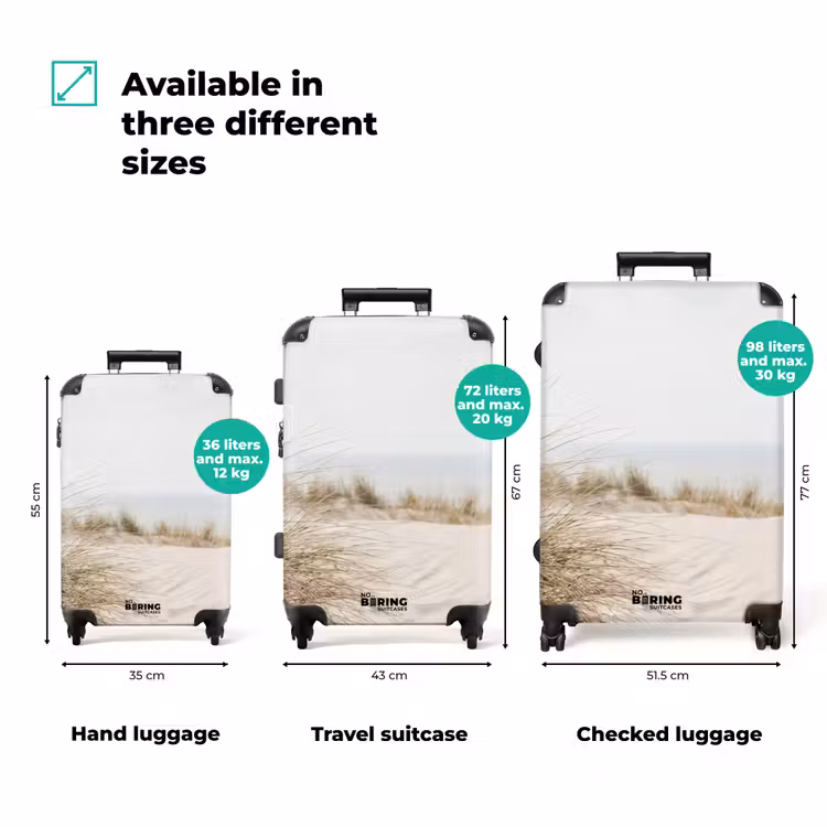 Suitcase - Clouds - Dune landscape - Sand — 3