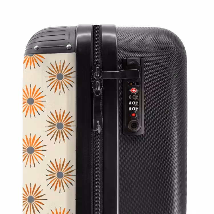 Suitcase - Daisy - Pattern - Orange — 6