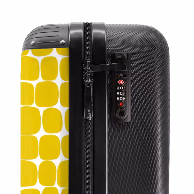 Suitcase - Dots - Modern - Yellow — 6