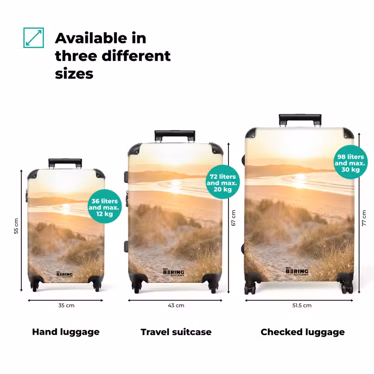 Suitcase - Dunes - Beach - Sea — 3