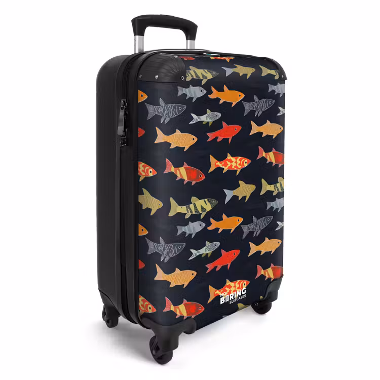 Suitcase - Fish - Pattern - Colorful — 2