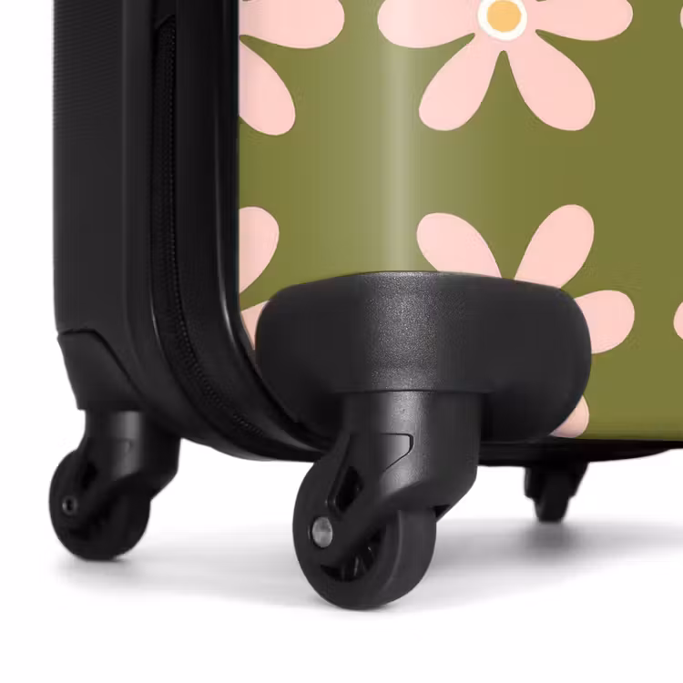 Suitcase - Flower - Modern - Green — 7