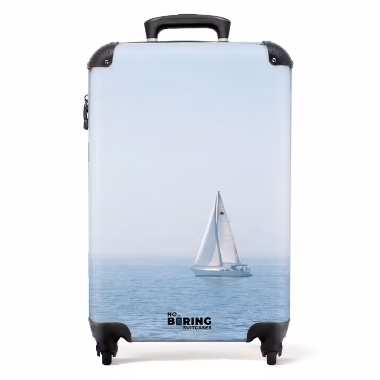 Suitcase - Horizon - Sailboat - Sea — 1