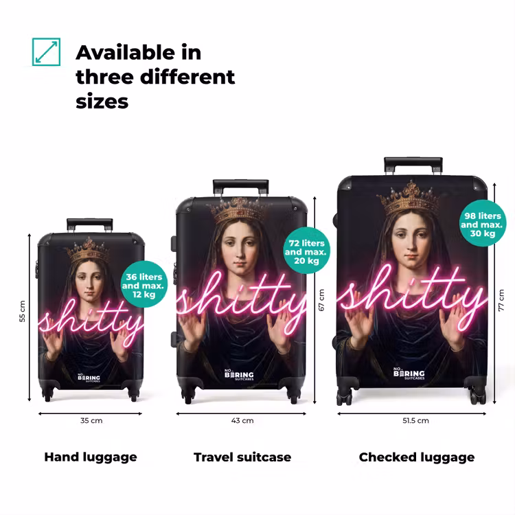 Suitcase - Ironic - Text - Neon — 3