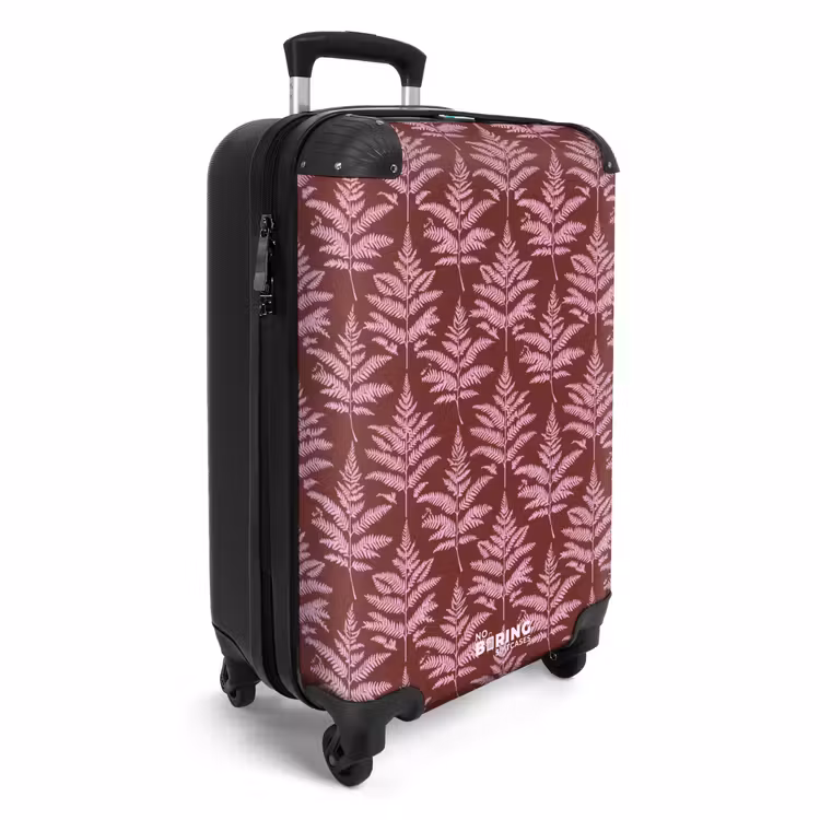 Suitcase - Leaf - Pattern - Purple — 2