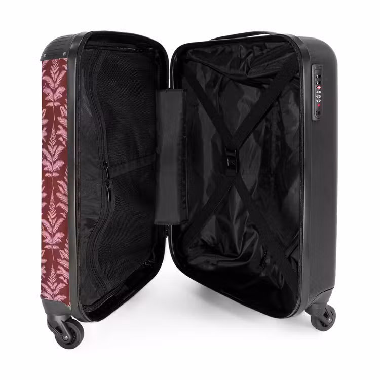 Suitcase - Leaf - Pattern - Purple — 5
