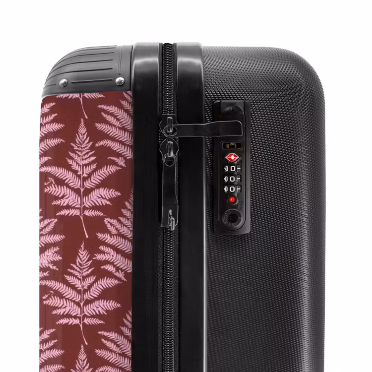 Suitcase - Leaf - Pattern - Purple — 6
