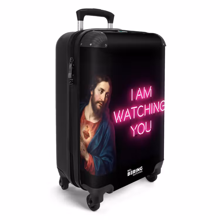 Suitcase - Man - Text - Neon — 2