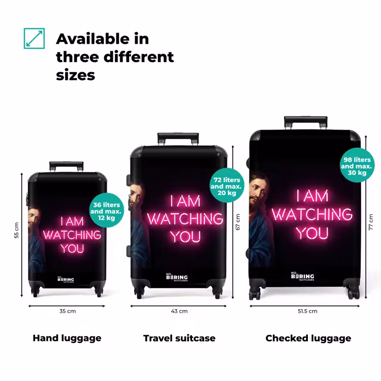 Suitcase - Man - Text - Neon — 3