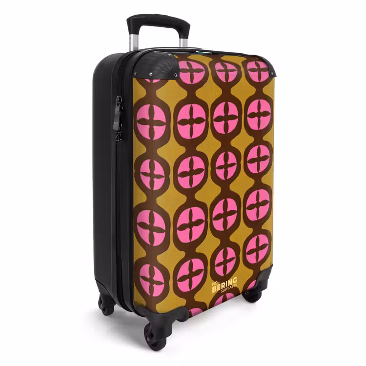 Suitcase - Modern - Pattern - Pink — 2