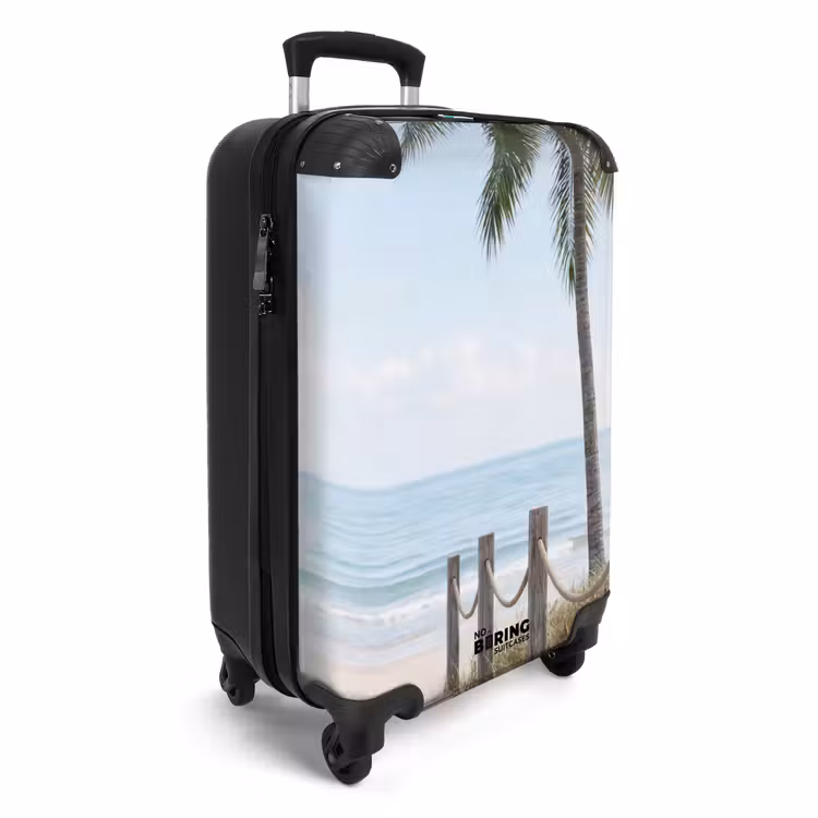 Suitcase - Palm trees - Path - Horizon — 2