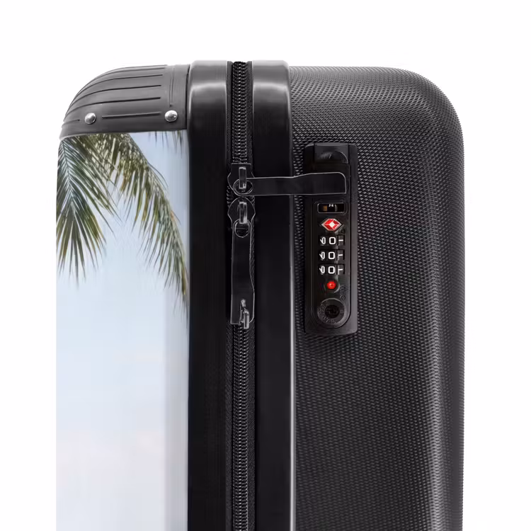 Suitcase - Palm trees - Path - Horizon — 6