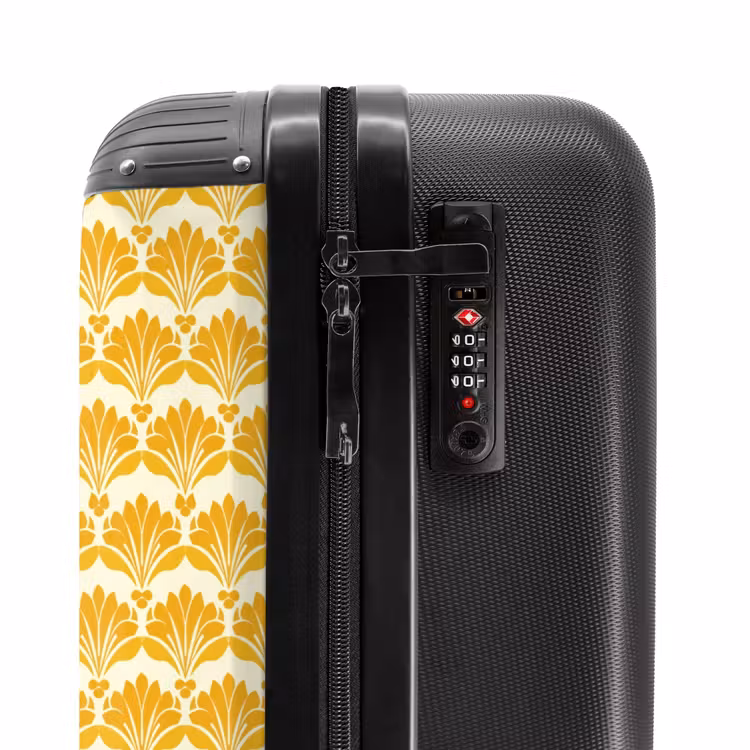 Suitcase - Pattern - Motif - Yellow — 6