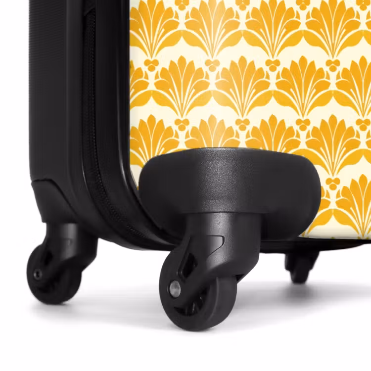 Suitcase - Pattern - Motif - Yellow — 7