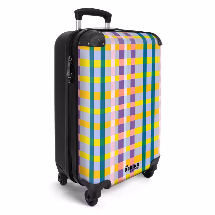 Suitcase - Plaid - Pattern - Colorful — 2