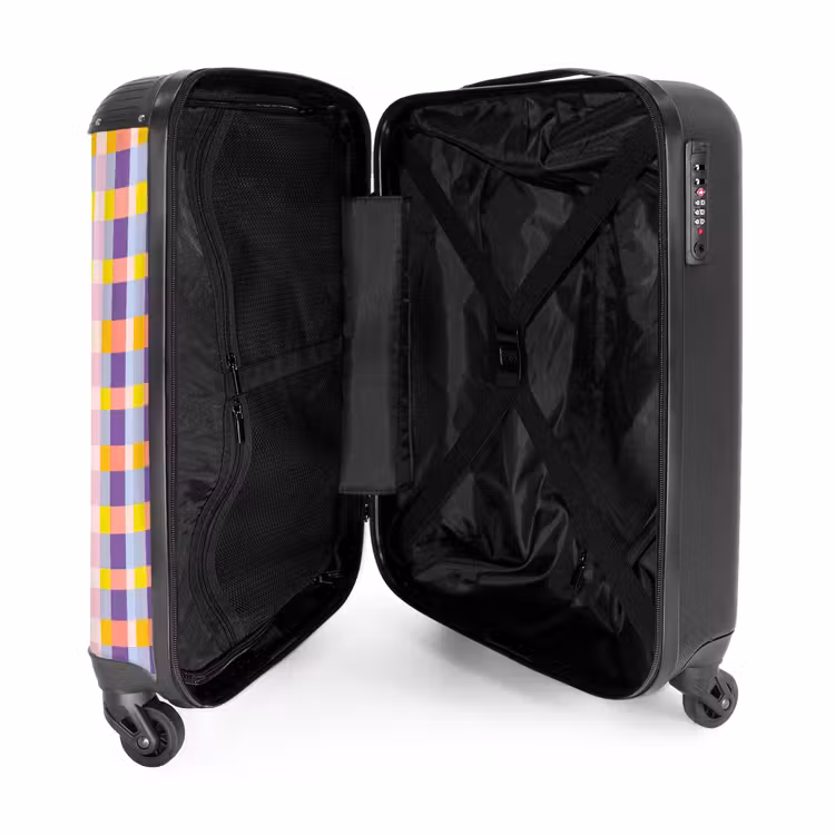 Suitcase - Plaid - Pattern - Colorful — 5