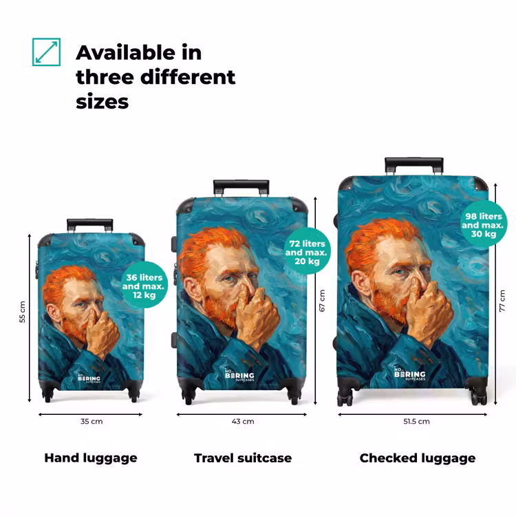 Suitcase - Portrait - Classic - Blue — 3
