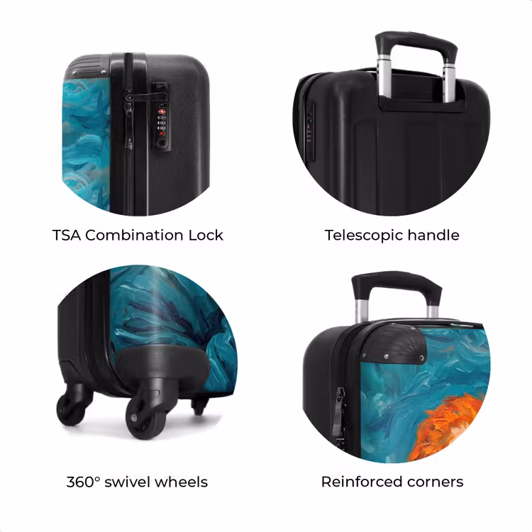 Suitcase - Portrait - Classic - Blue — 8