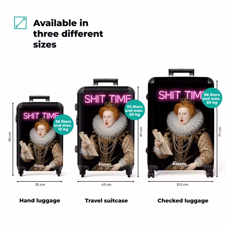 Suitcase - Portrait - Humor - Neon — 3