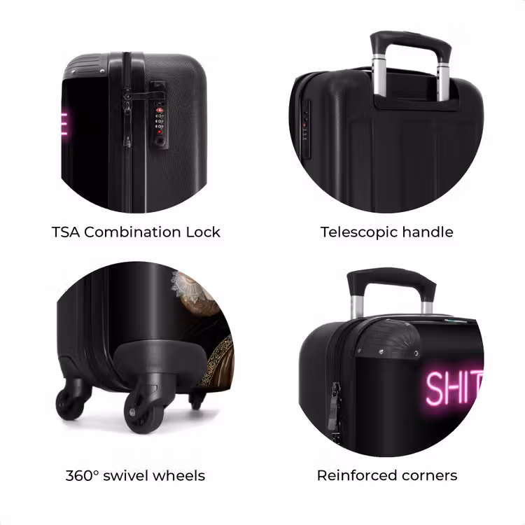 Suitcase - Portrait - Humor - Neon — 8