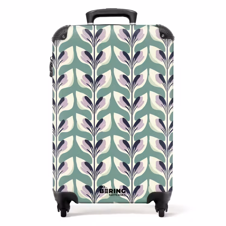 Suitcase - Retro - Modern - Green — 1