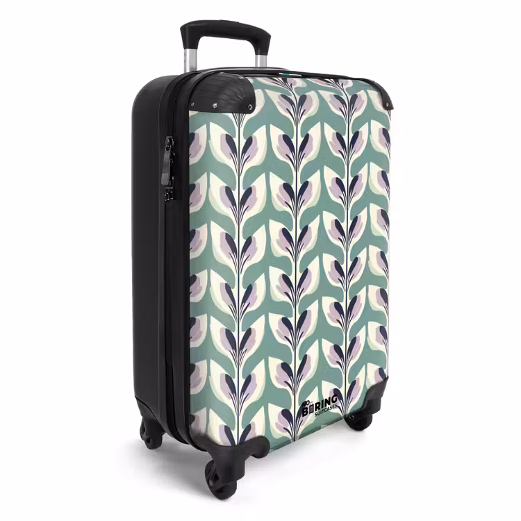 Suitcase - Retro - Modern - Green — 2