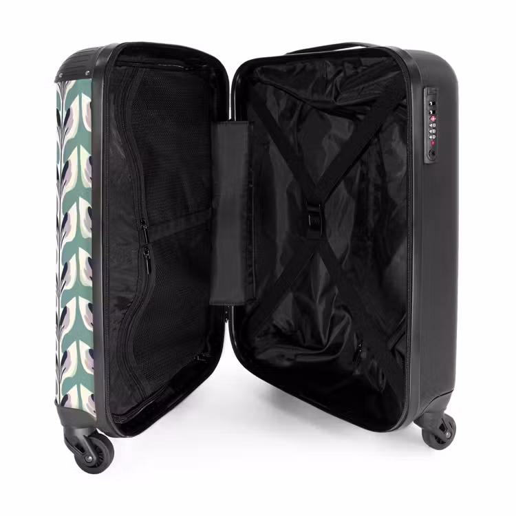 Suitcase - Retro - Modern - Green — 5