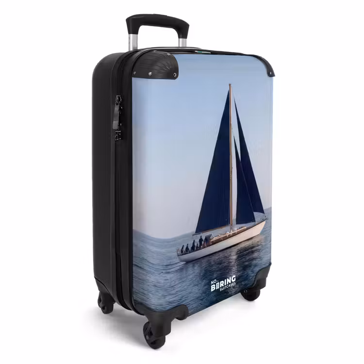 Suitcase - Sailboat - Sea - Blue — 2
