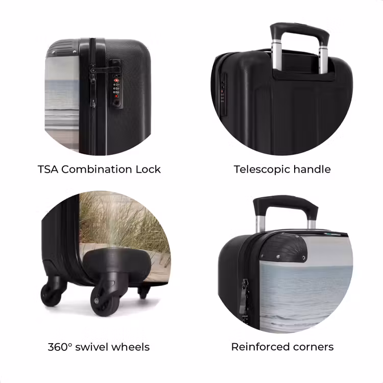 Suitcase - Sandy beach - Cloudy - Dunes — 8
