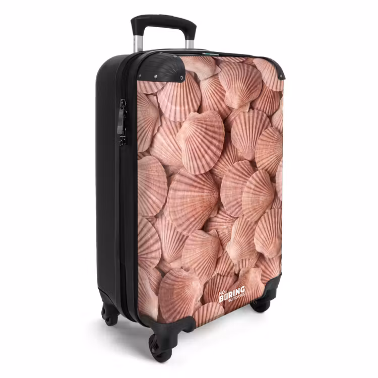 Suitcase - Shells - Pattern - Pink — 2