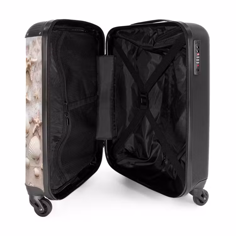 Suitcase - Shells - Starfish - Beach — 5
