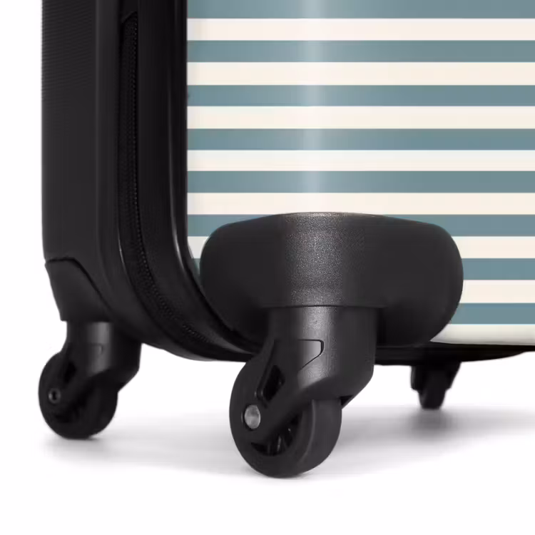 Suitcase - Stripes - Modern - Blue — 7